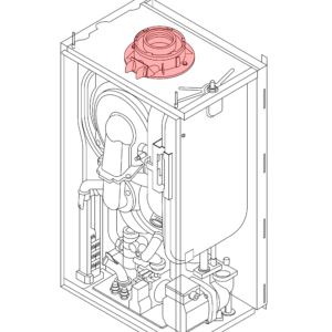 7857561 - BAXI - 600 Range - 624 - Kit - Flue Adaptor